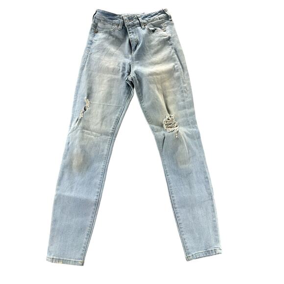CP Jeans Denim - CP Jeans Light Wash Blue Denim High Rise Skinny Jeans Junior's Size 3